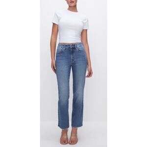 Good American 'Good Legs' Straight Light Compression Denim Jeans Size 2